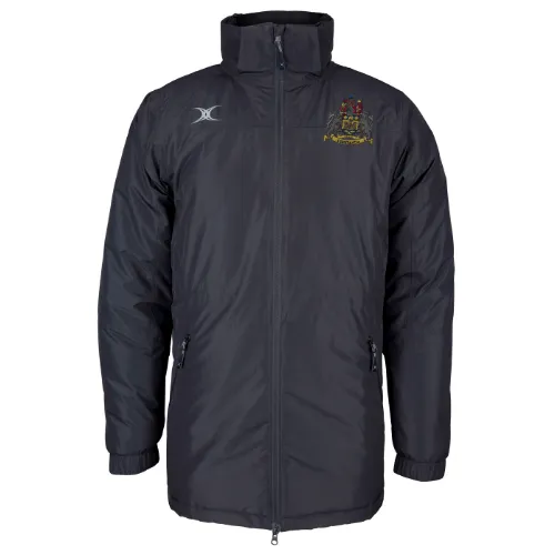 gilbert-rugby-newcastle-staffs-rufc-adult-pro-all-weather-jacket-black image 1