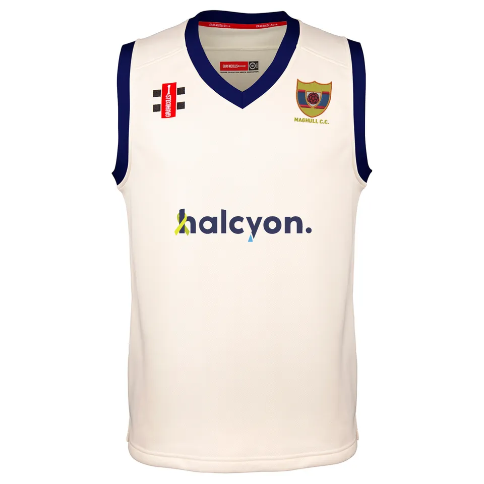 gray-nicolls-maghull-cc-junior-gilet-slipover-pro-performance-avorio-navy image 1