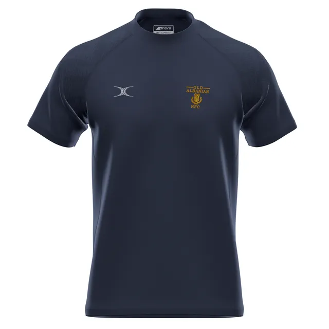 gilbert-rugby-old-albanians-rfc-junior-maglia-gts-manica-corta-blu-navy-scuro image 1