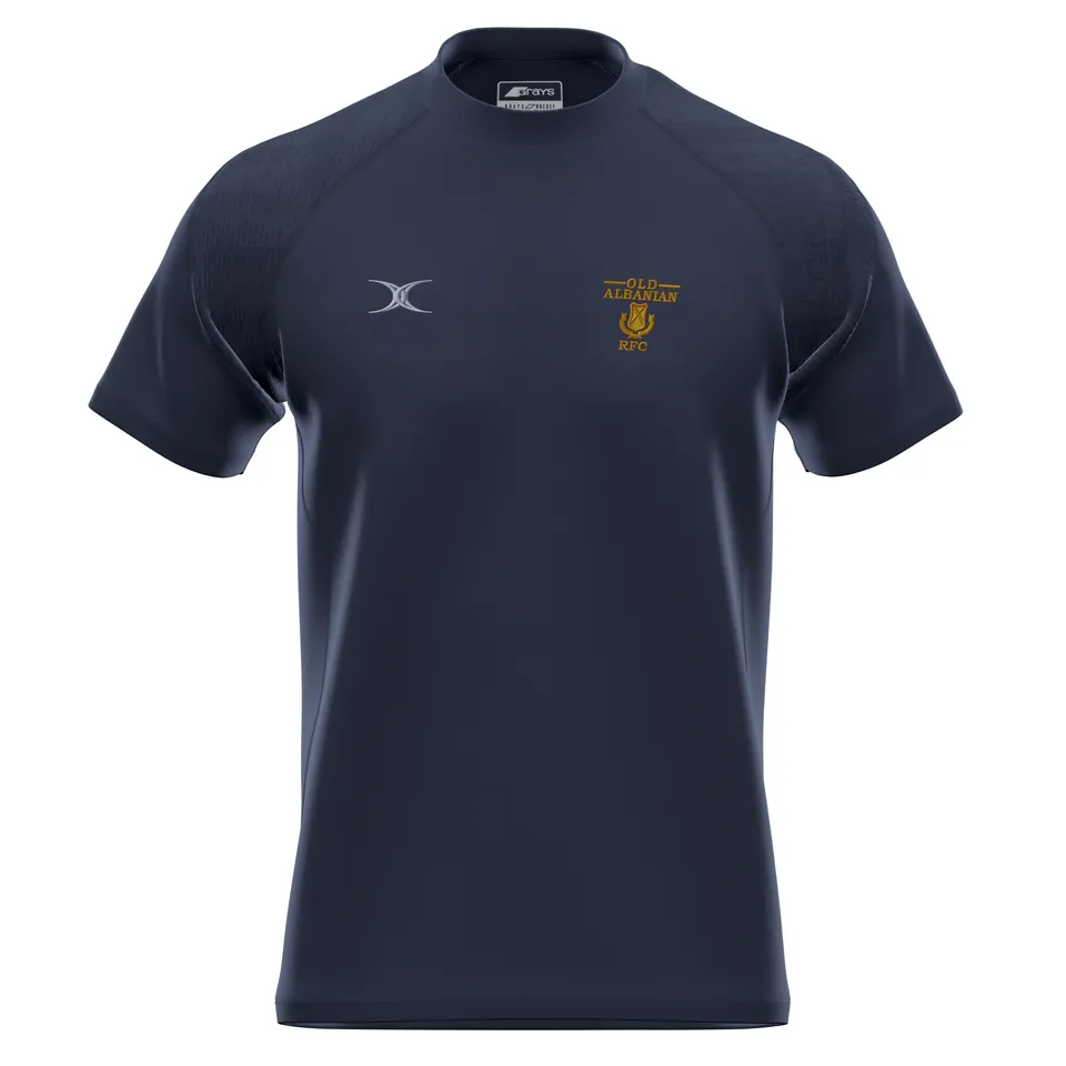 gilbert-rugby-old-albanians-rfc-junior-maglia-gts-manica-corta-blu-navy-scuro image 1