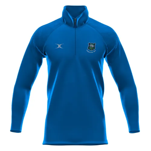 gilbert-rugby-yorkshire-rfu-supporters-gts-pile-1-4-zip-junior-royal image 1