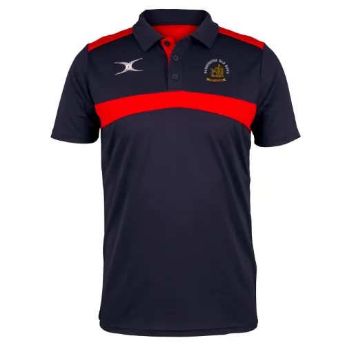 gilbert-rugby-photon-polo-junior-gloucester-old-boys-rfc-blu-navy-rosso image 1