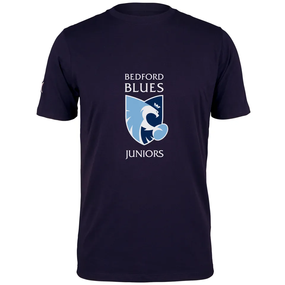 gilbert-rugby-quest-t-shirt-senior-bedford-junior-blues-blu-navy image 1