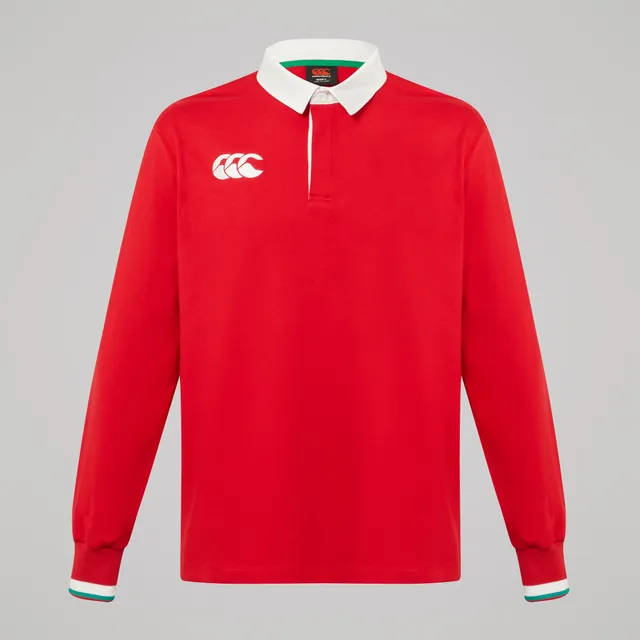 canterbury-classic-long-sleeve-jersey-red-maglia-rugby-unisex-manica-lunga image 1