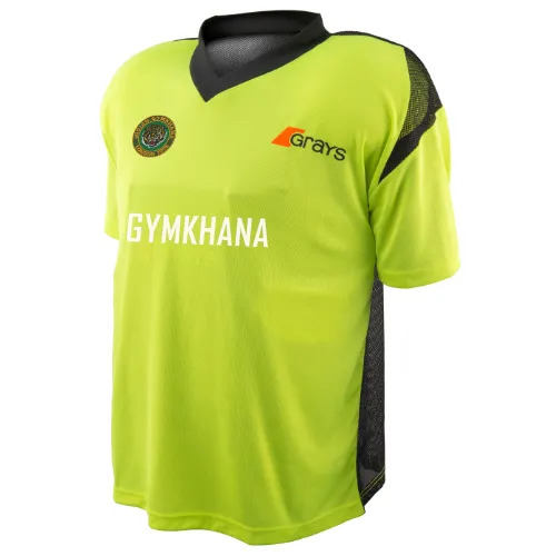 grays-indian-gymkhana-nitro-smock-manica-corta-adult-black-fluo-yellow-maglia-ga image 1