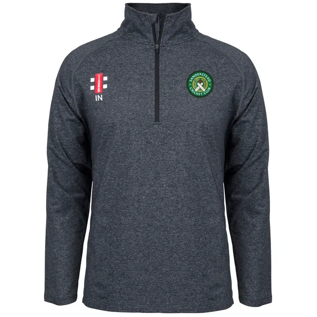 gray-nicolls-sanderstead-cc-velocity-mid-layer-adulto-nero-mezza-zip image 1
