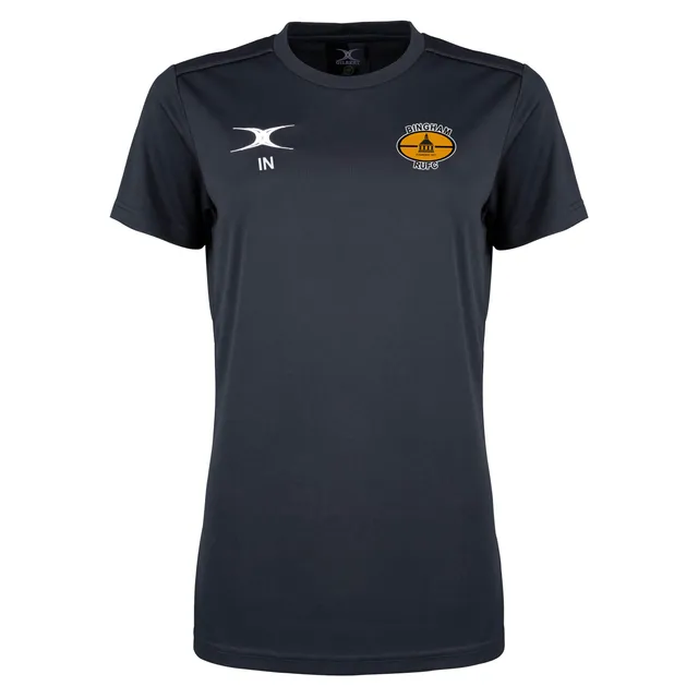 gilbert-rugby-bingham-rufc-photon-ii-t-shirt-nera-manica-corta-senior image 1