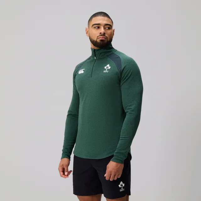 canterbury-ireland-elite-primo-strato-uomo-t-shirt-termica-verde image 1