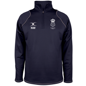 gilbert-rugby-hampshire-referees-quest-zip-fleece-blu-navy-adulto image 1