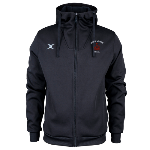 gilbert-rugby-oban-lorne-rfc-senior-pro-felpa-con-cappuccio-uomo-nera image 1
