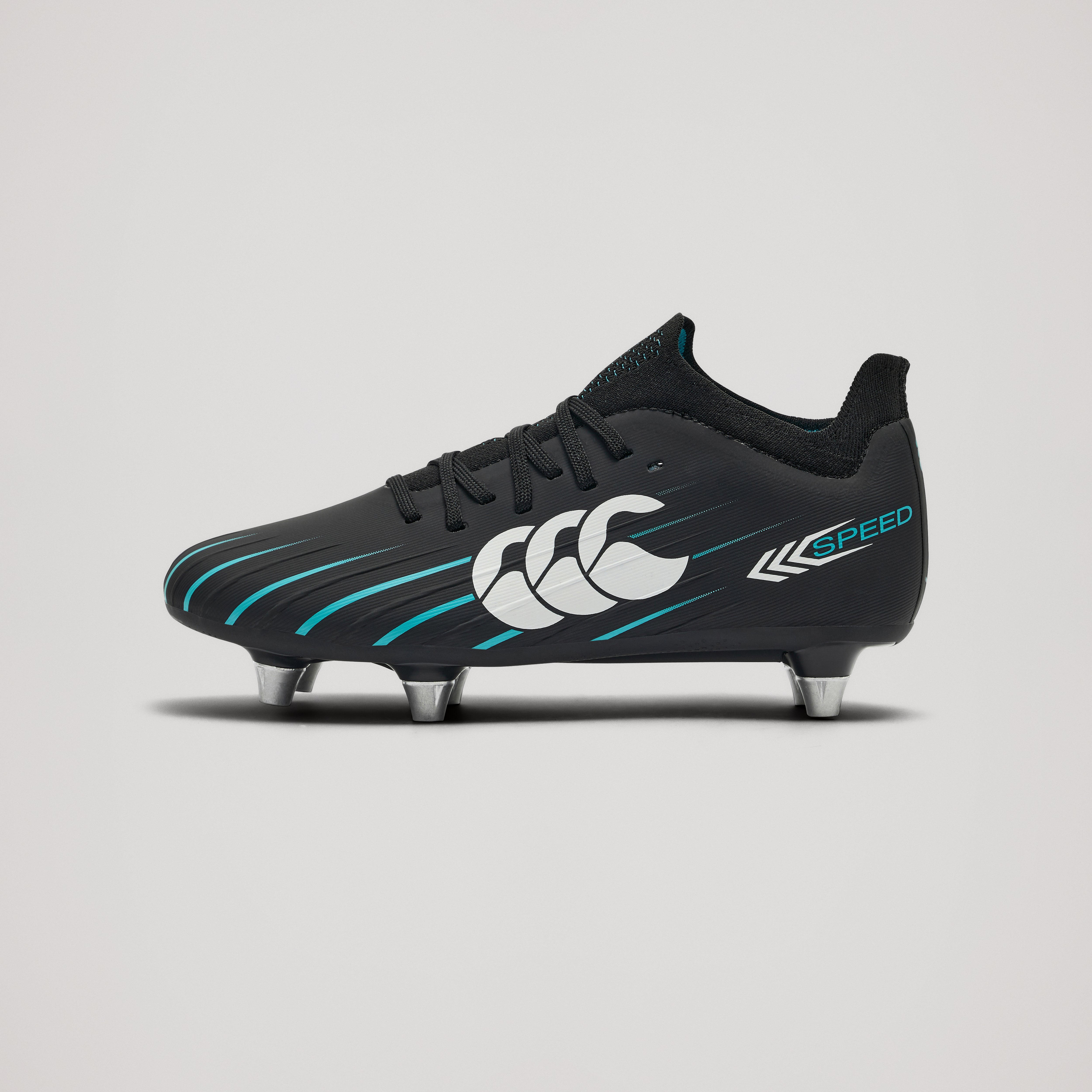 canterbury-speed-falcon-2-0-pro-sg-junior-unisex-scarpe-rugby-nero image 1