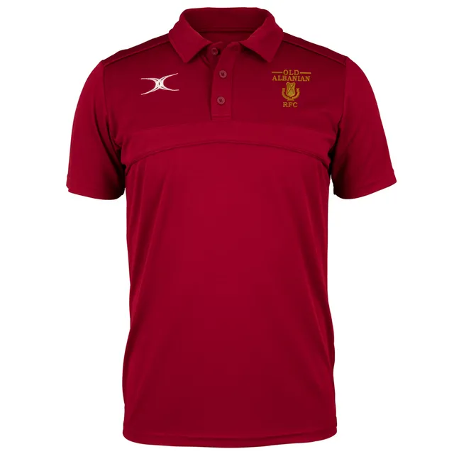 gilbert-rugby-old-albanians-rfc-senior-photon-polo-uomo-granata image 1
