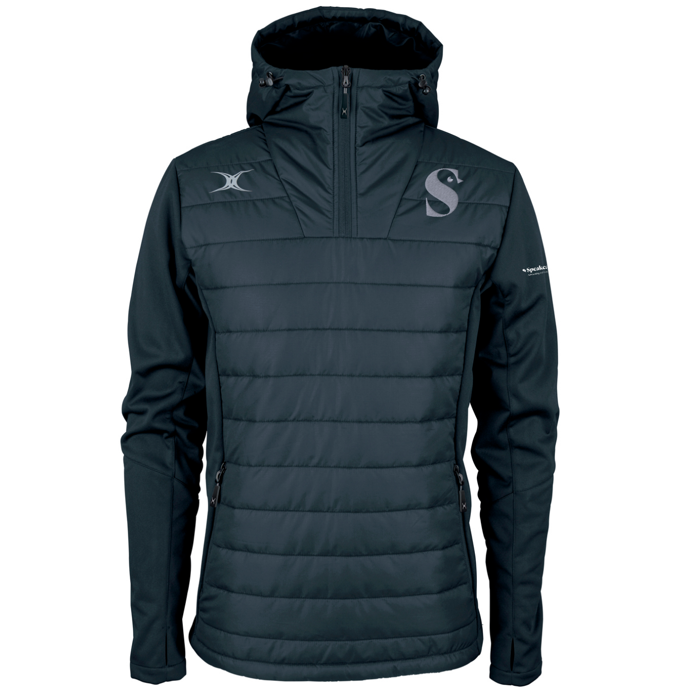 gilbert-rugby-speakeasy-club-pro-active-giacca-quarter-zip-senior-blu-navy-scuro image 1