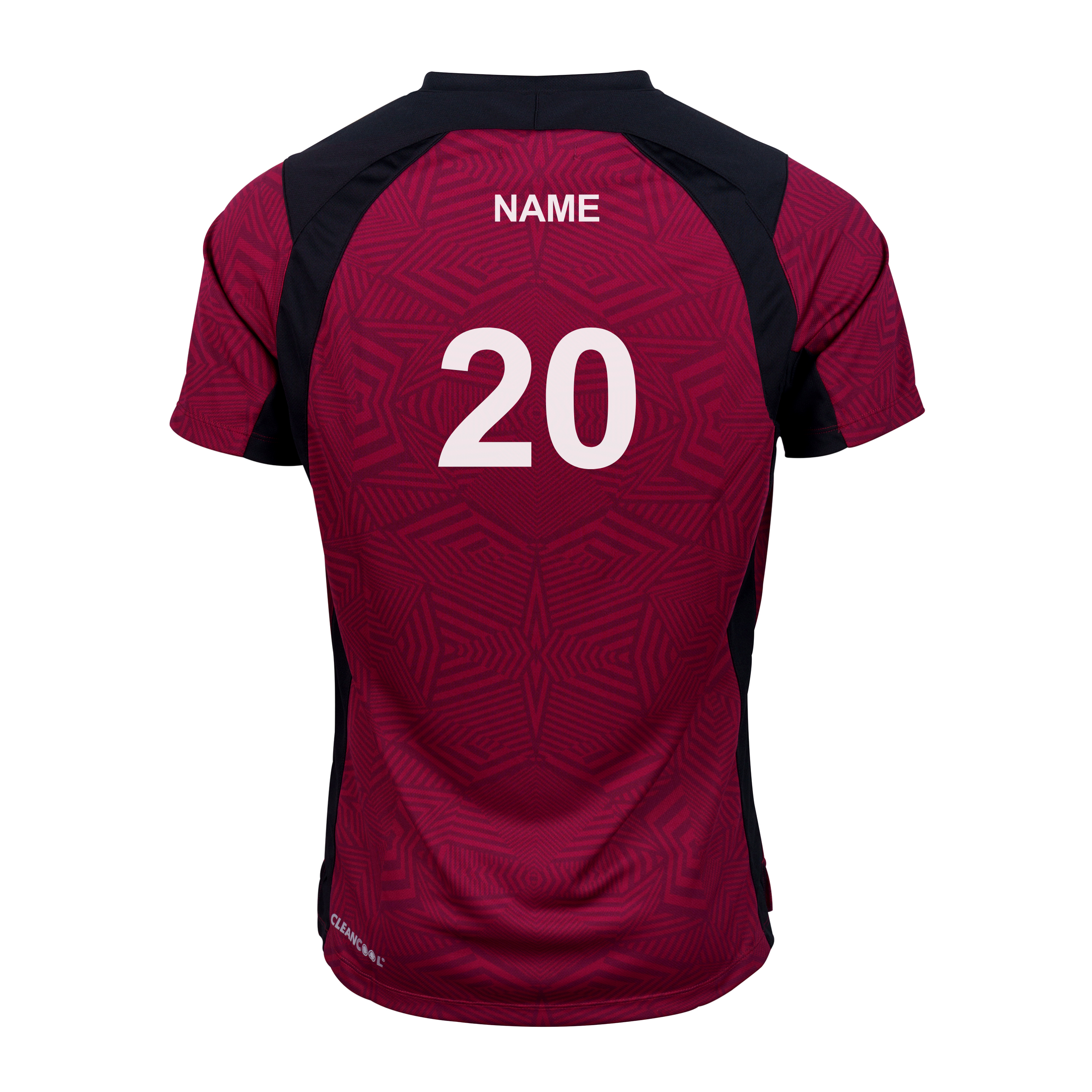 gray-nicolls-ellesmere-pro-t20-maglia-da-cricket-donna-manica-corta-bordeaux-ner image 2