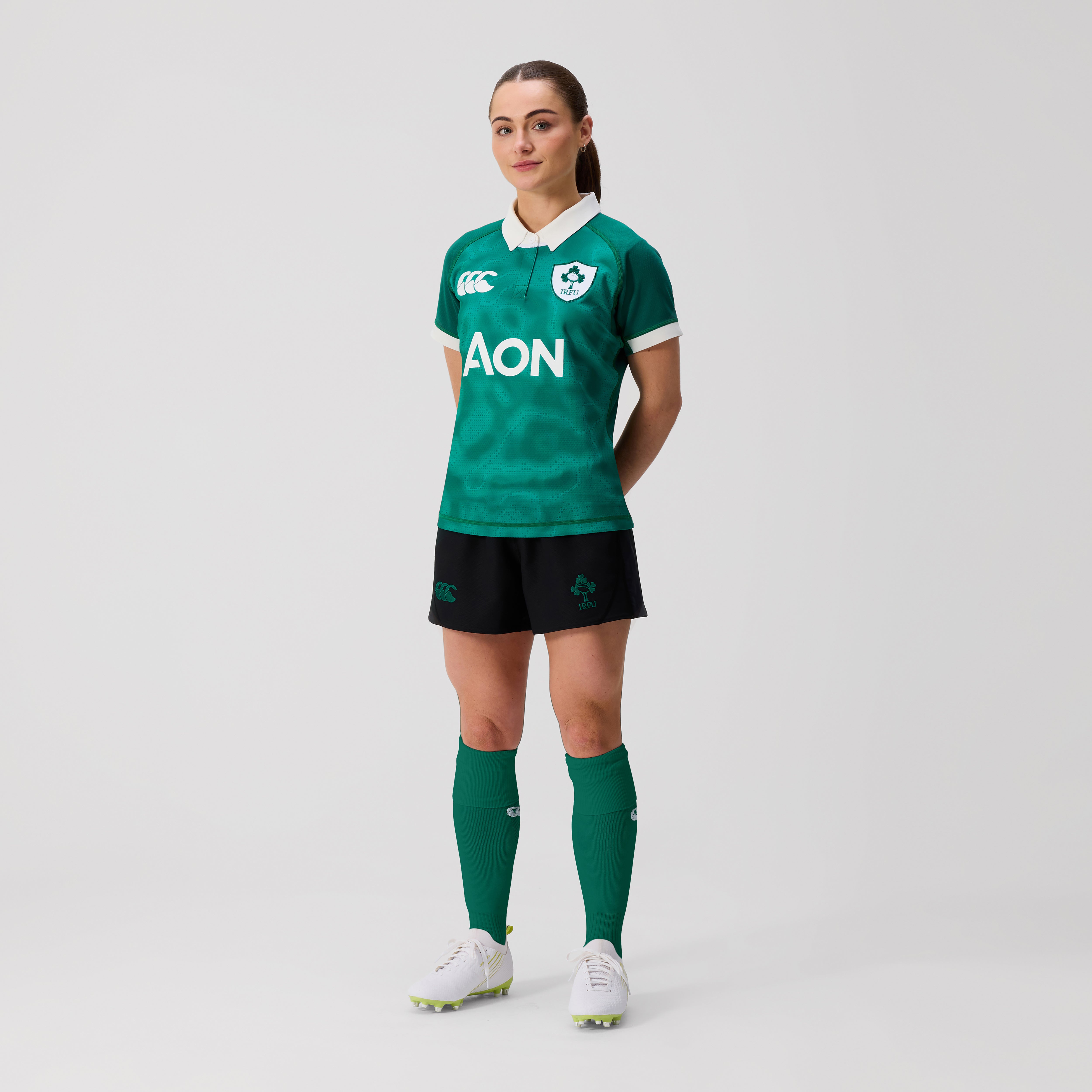 canterbury-ireland-home-test-maglia-rugby-donna-verde-bianca image 3