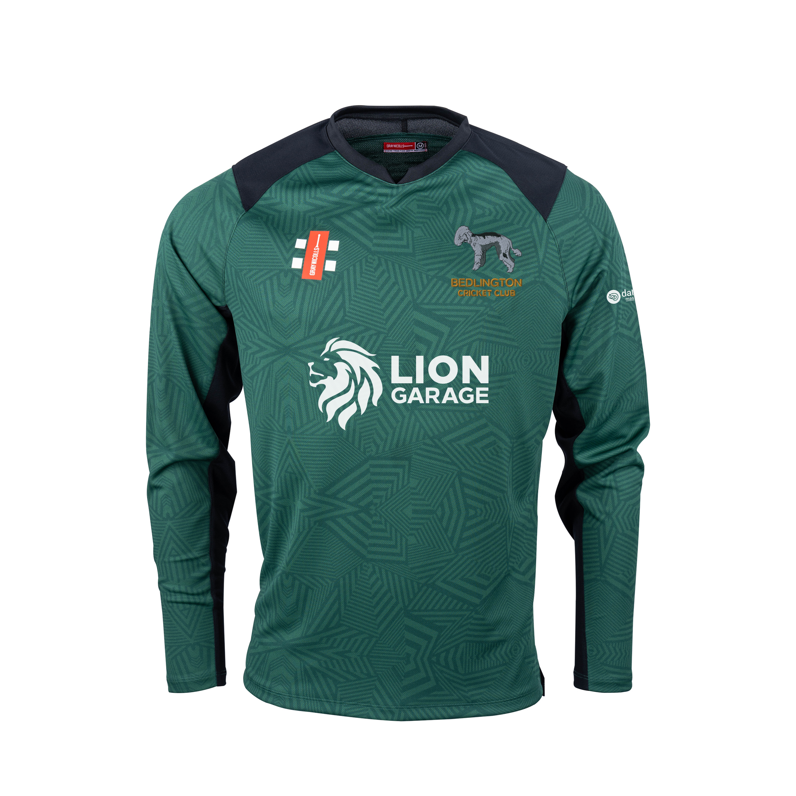 gray-nicolls-pro-performance-v2-maglia-cricket-manica-lunga-junior-u13-verde-ner image 1