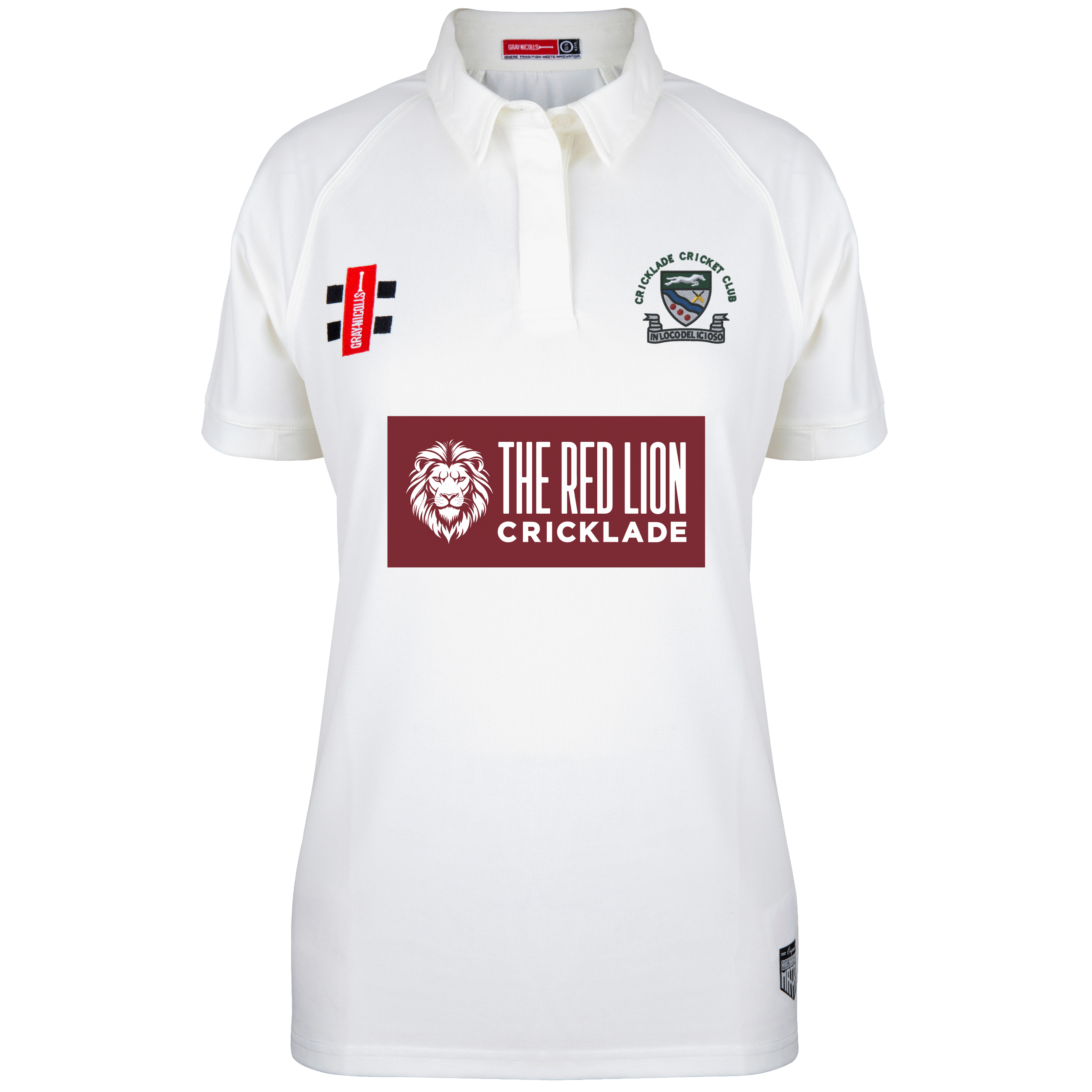 gray-nicolls-matrix-v2-donna-maglia-cricket-manica-corta-cricklade-cc-avorio image 1