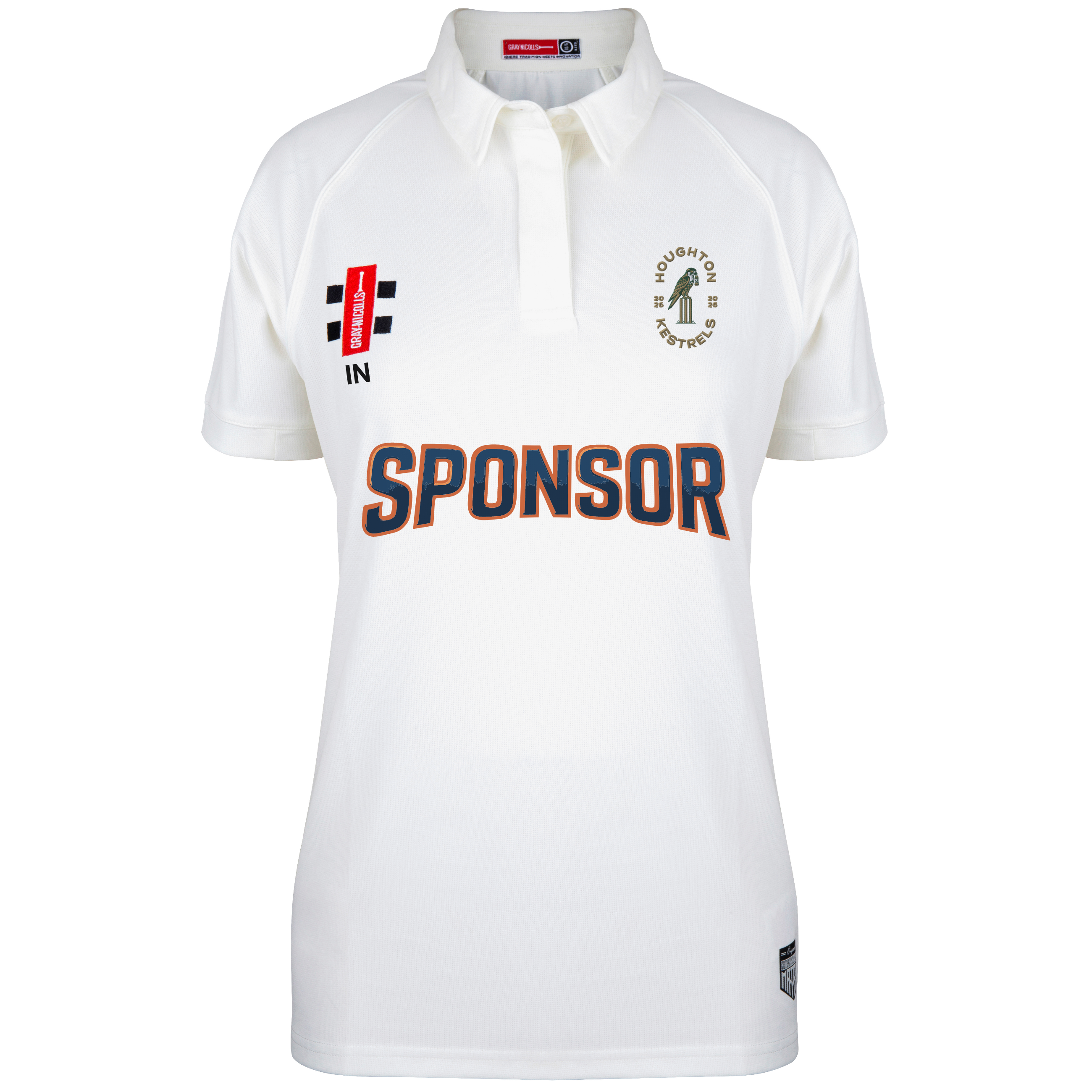 gray-nicolls-houghton-main-cc-donna-matrix-v2-maglia-cricket-manica-corta-avorio image 1