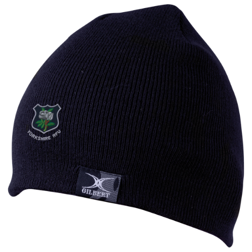 gilbert-rugby-yorkshire-pdg-berretto-beanie-navy image 1