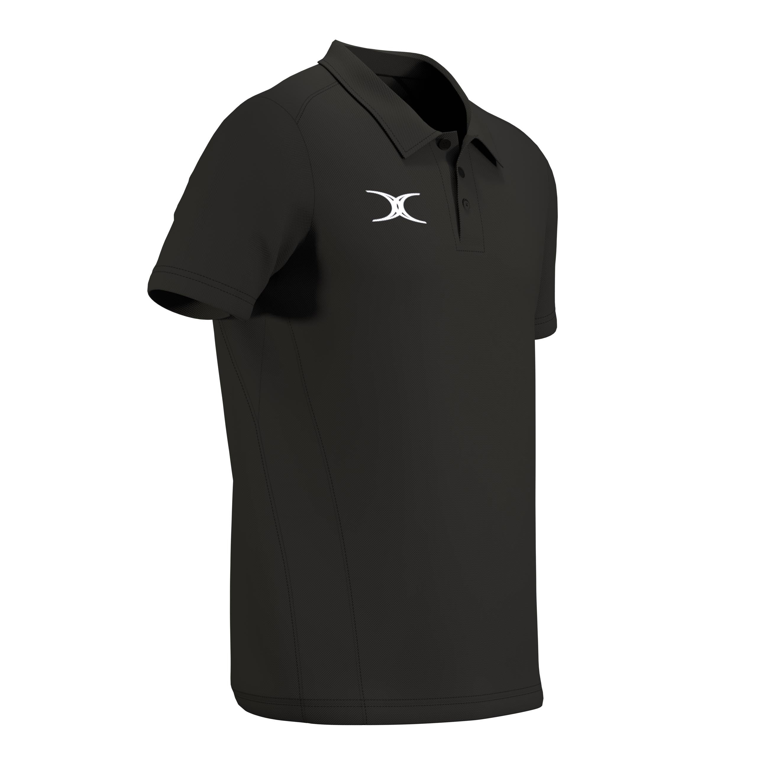 gilbert-rugby-atom-polo-manica-corta-junior-nera image 6