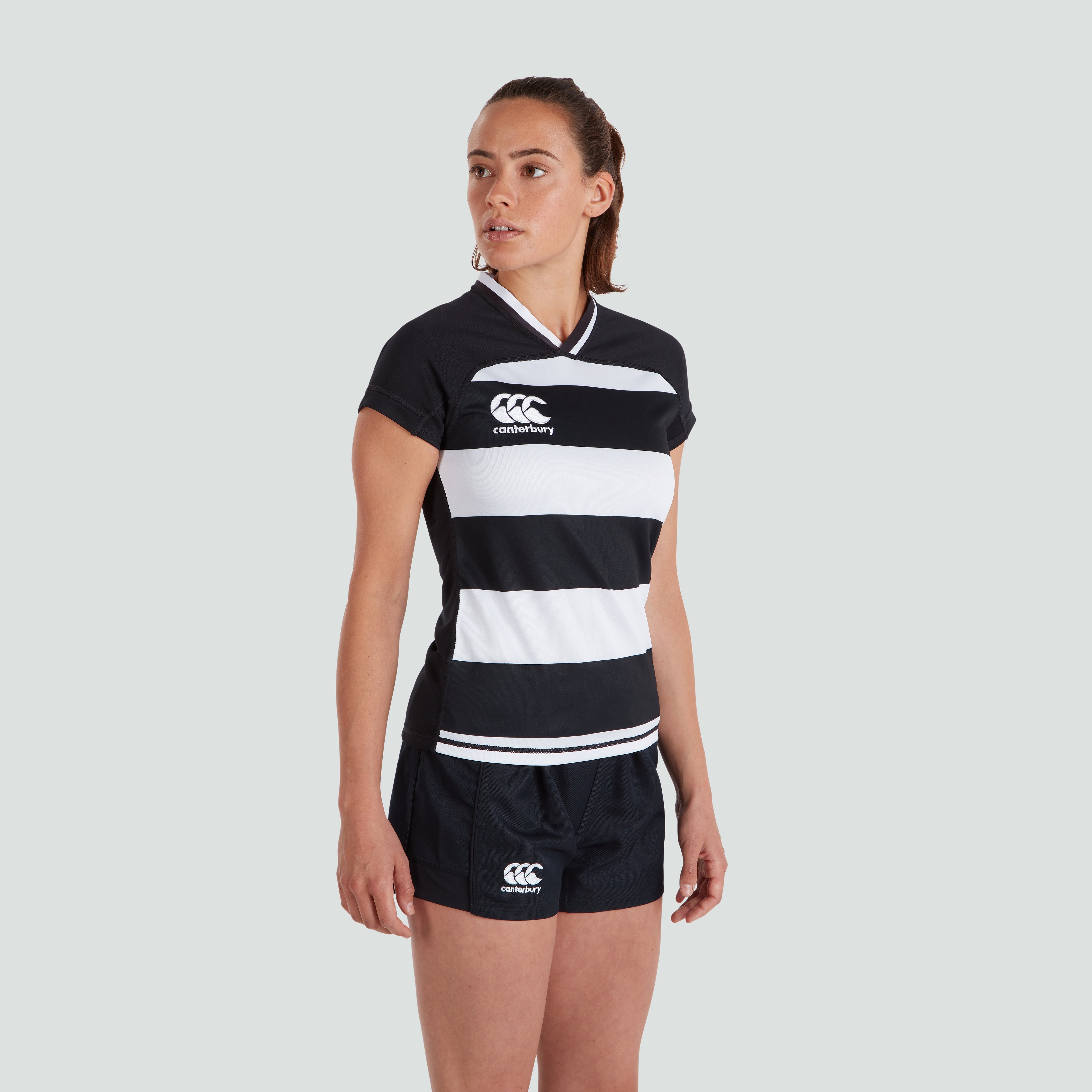 canterbury-vapodri-evader-hooped-jersey-donna-nero image 3