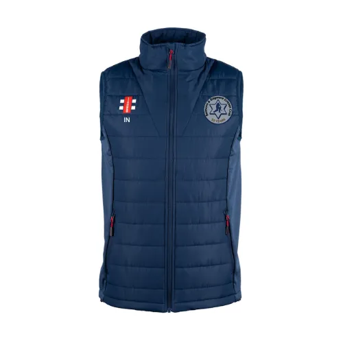gray-nicolls-belmont-edgware-cc-senior-pro-performance-bodywarmer-blu-navy-scuro image 1