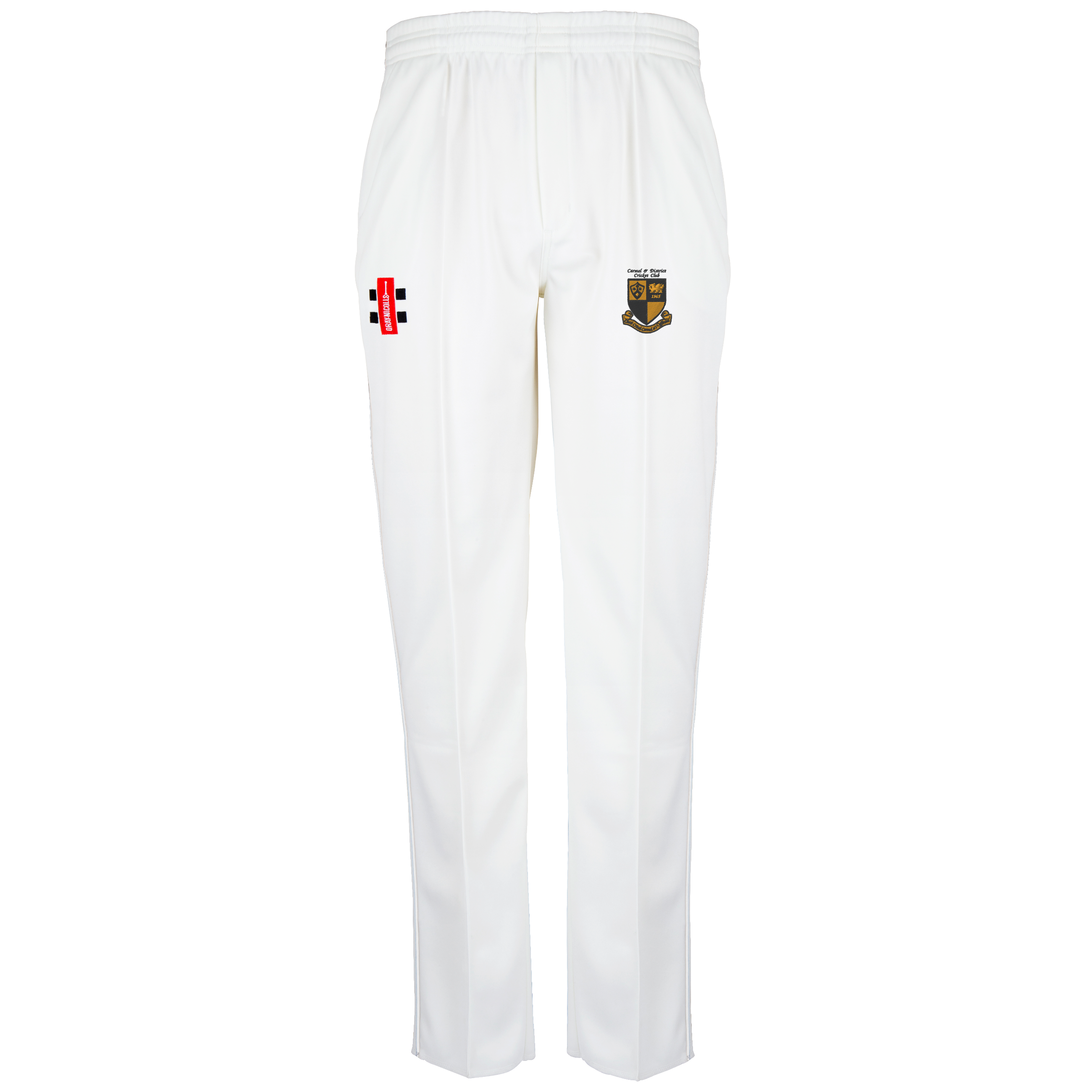 gray-nicolls-carmel-and-district-cc-matrix-v2-pantaloni-match-junior-avorio image 1