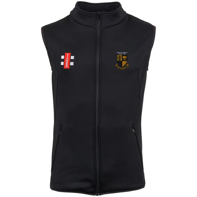 gray-nicolls-storm-gilet-smanicato-pile-senior-carmel-and-district-cc-nero image 1