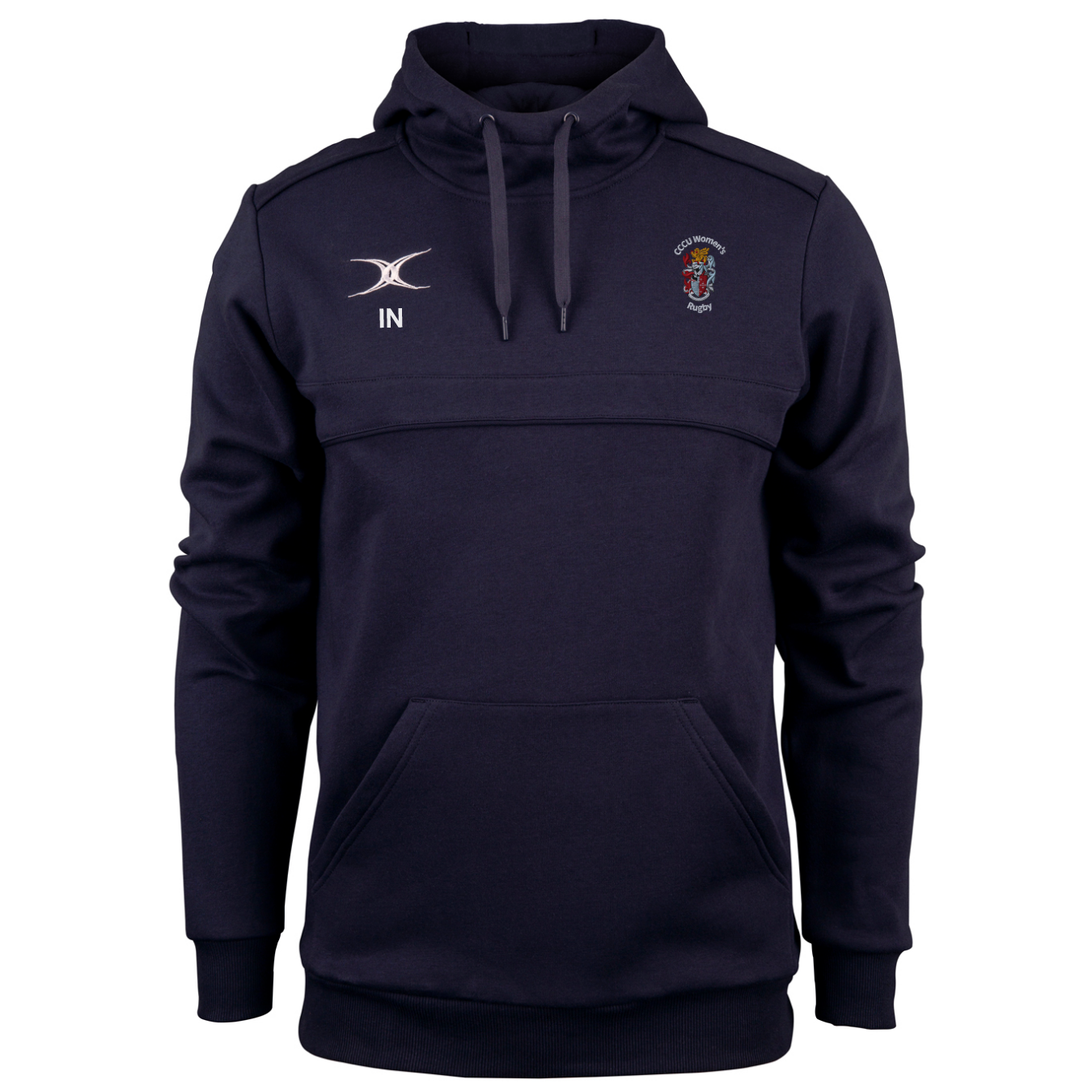 gilbert-rugby-photon-felpa-con-cappuccio-uomo-cccu-rugby-blu-navy-scuro image 1