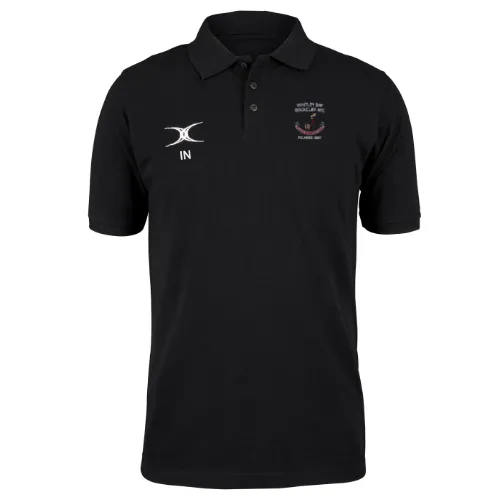 gilbert-rugby-whitley-bay-rockcliff-rfc-quest-polo-senior-nera image 1