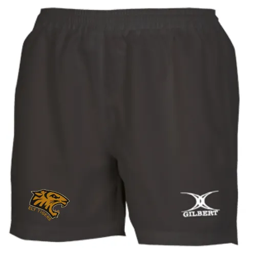 gilbert-rugby-ely-tigers-rfc-donna-saracen-v3-pantaloncini-match-neri image 1