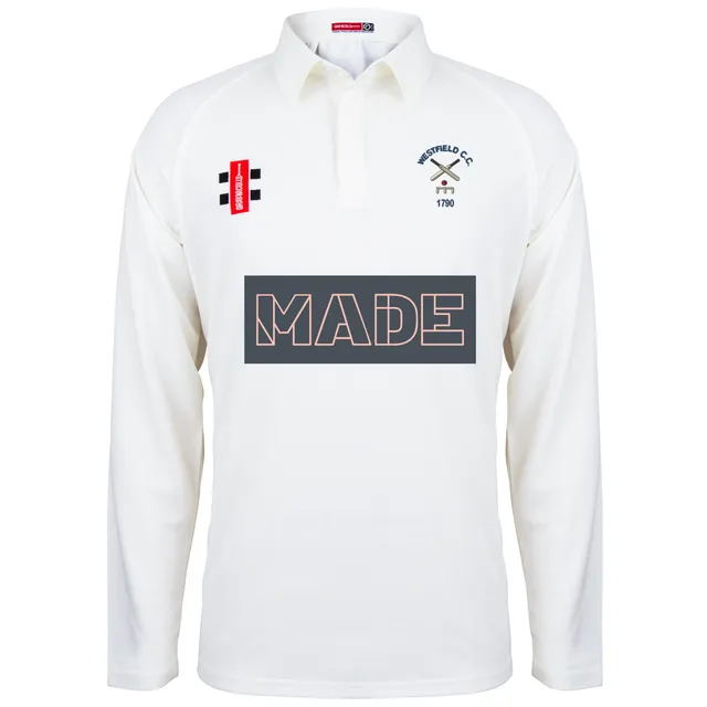 gray-nicolls-matrix-v2-maglia-cricket-manica-lunga-junior-westfield-cricket-club image 1