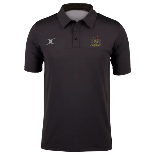 gilbert-rugby-newcastle-staffs-rufc-pro-polo-uomo-nera image 1