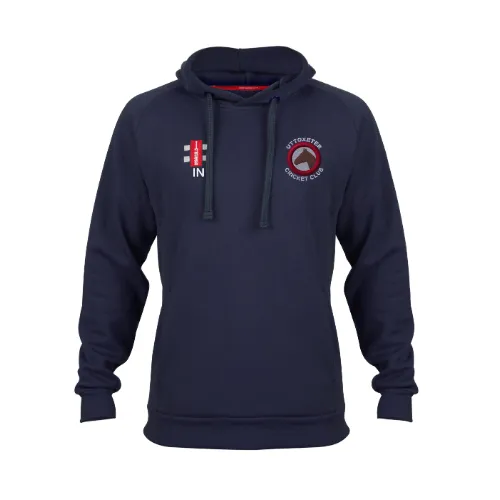 gray-nicolls-velocity-hoodie-junior-navy-felpa-uttoxeter-cricket-club-bambino image 1
