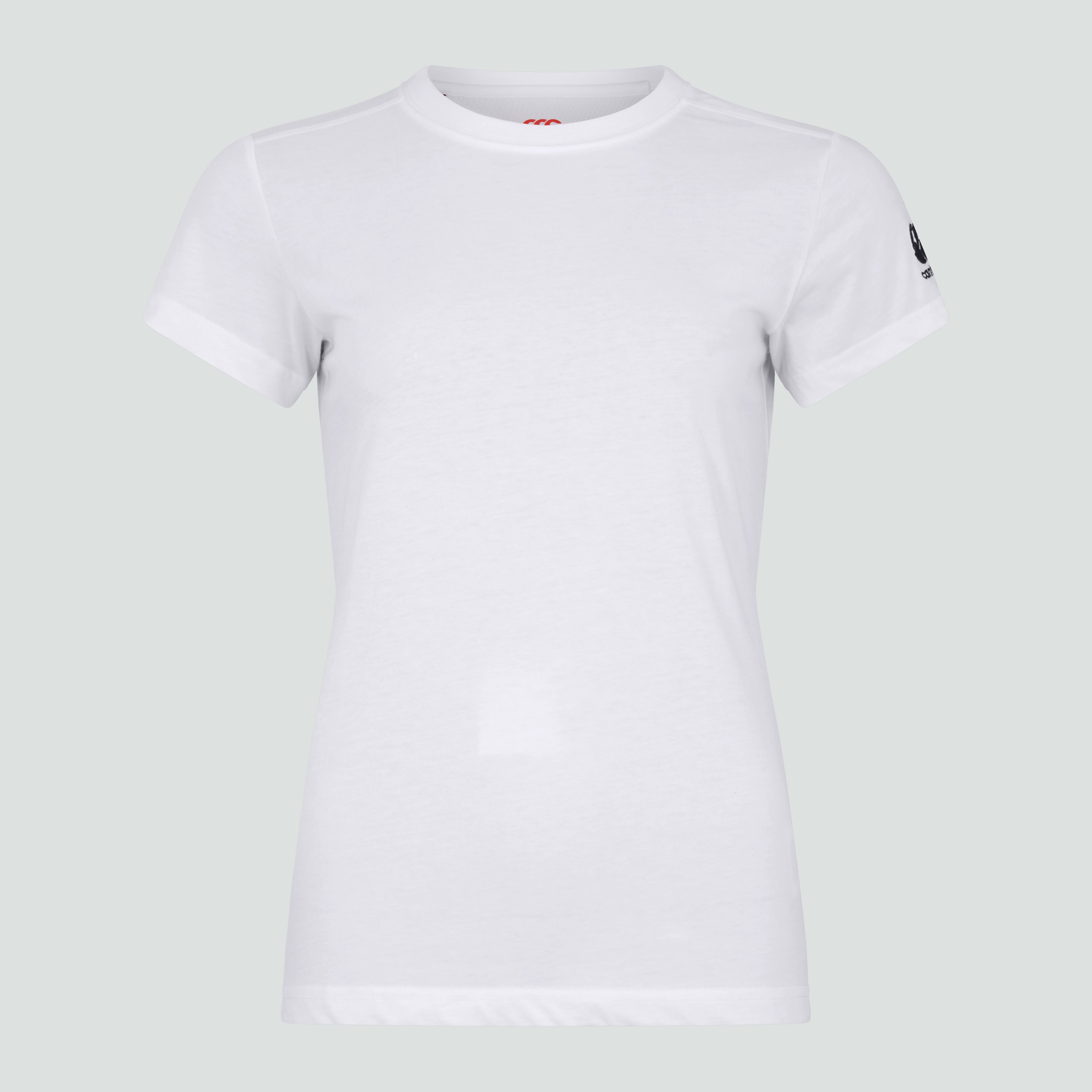 canterbury-club-plain-tee-donna-bianco image 1
