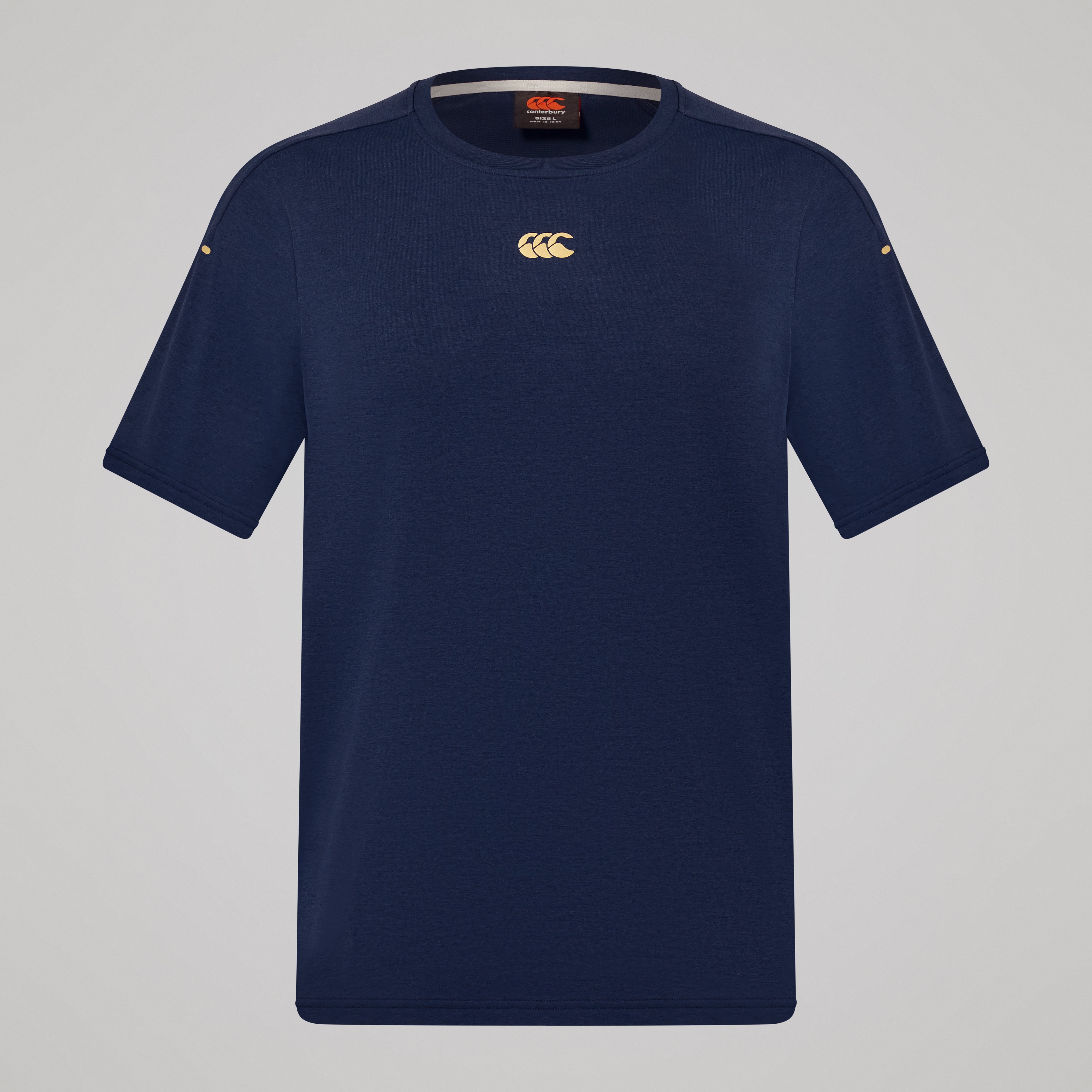 canterbury-everest-dart-tech-t-shirt-uomo-blu-maglia-training image 1