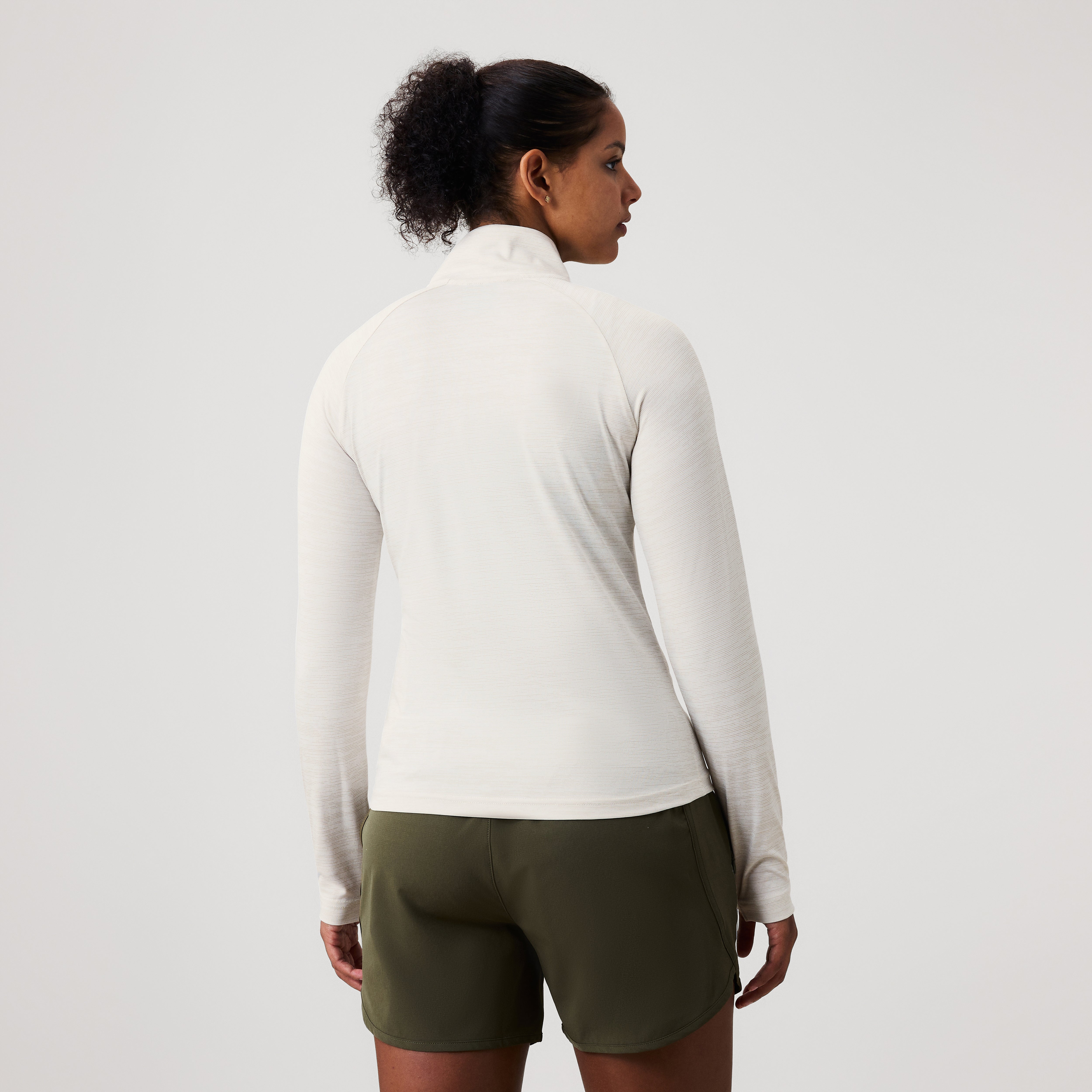 canterbury-tempo-1-4-zip-donna-felpa-rugby-grigia image 5