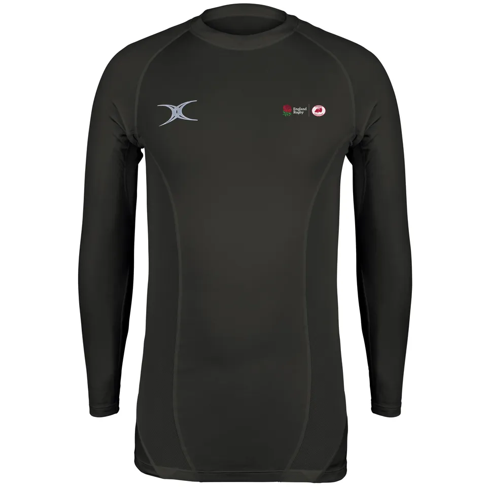 gilbert-rugby-england-match-officials-senior-atomic-x-ii-baselayer-top-nero image 1