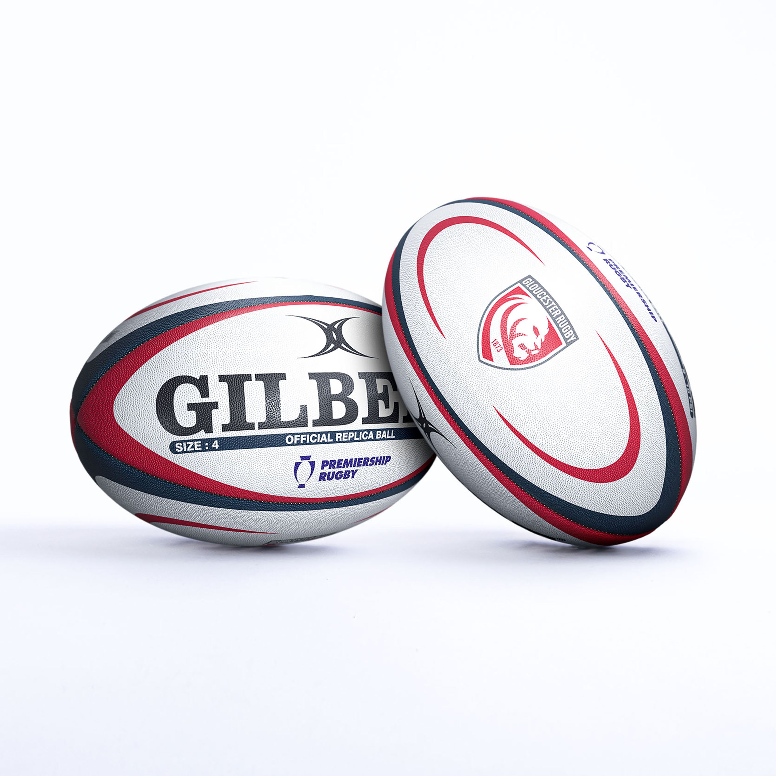gilbert-rugby-gloucester-rugby-replica-ball-pallone-replica-premiership image 5