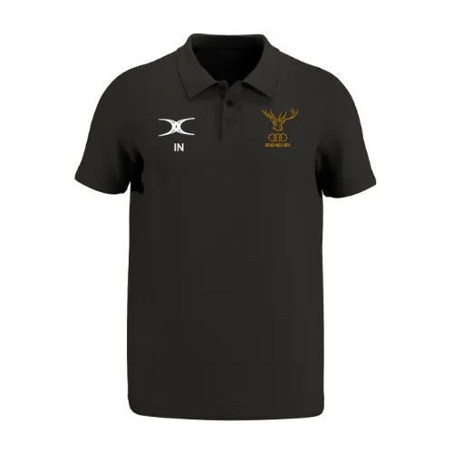 gilbert-rugby-atom-polo-uomo-bracknell-rfc-manica-corta-nero image 1