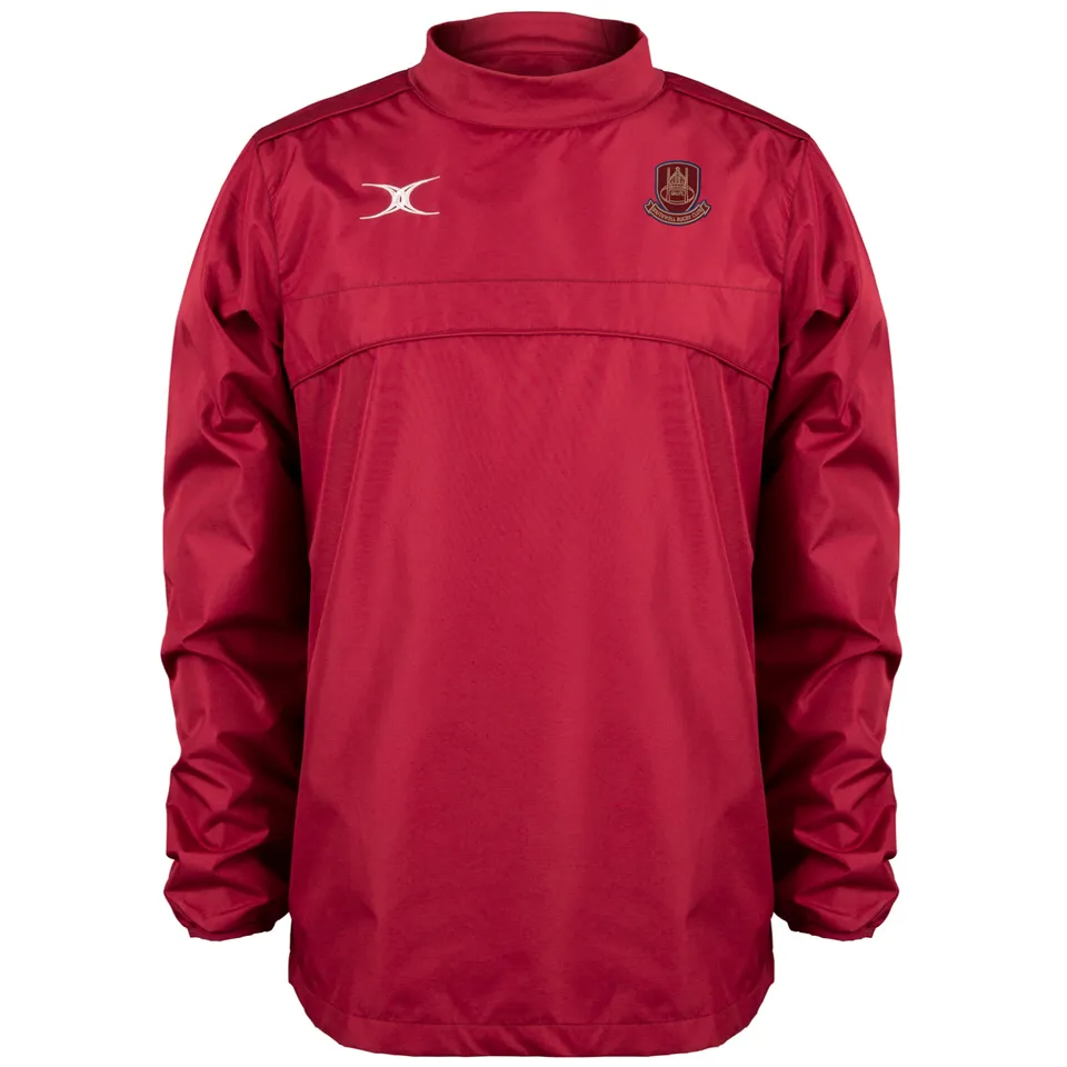 gilbert-rugby-southwell-rufc-photon-warm-up-jacket-senior-bordeaux-giacca-riscal image 1