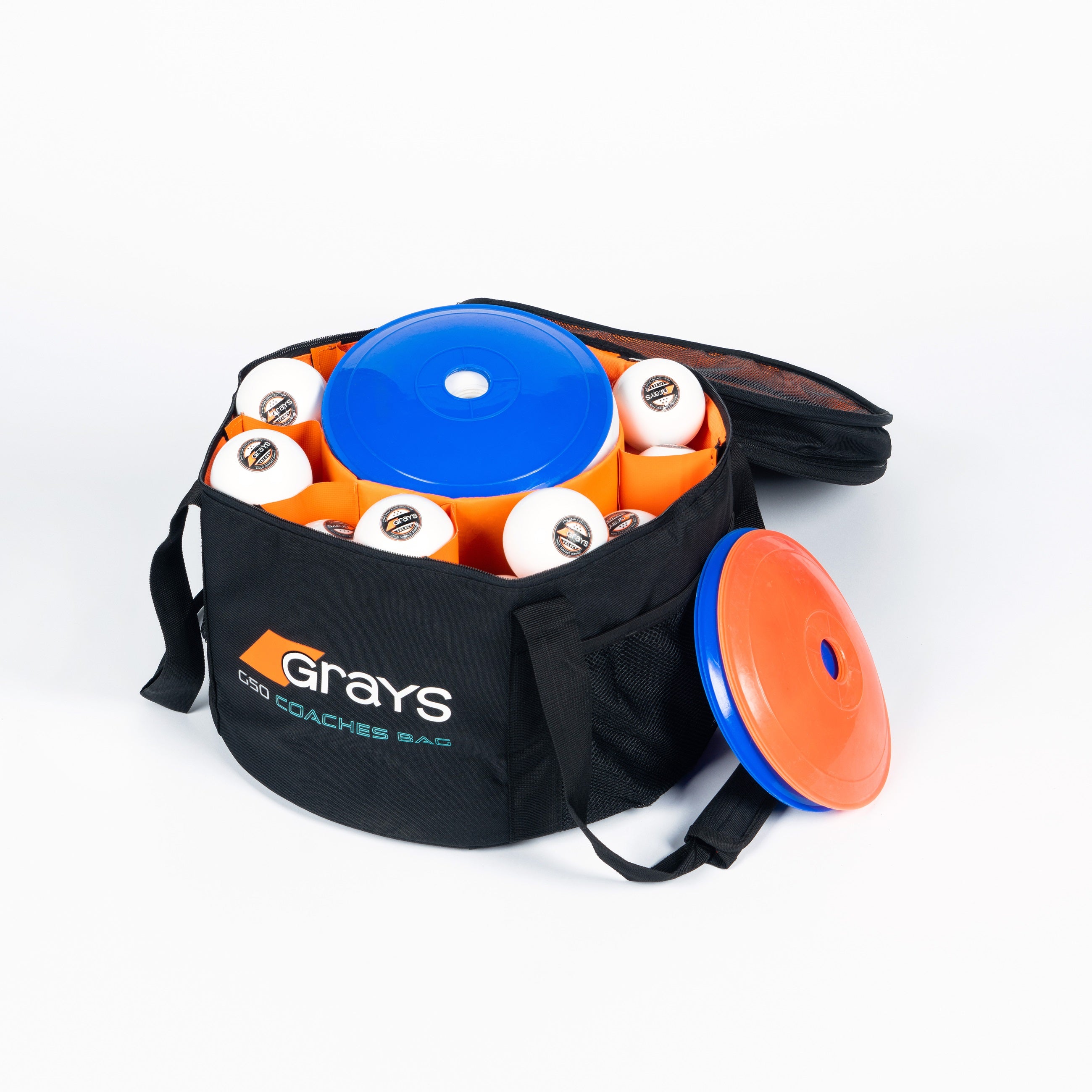 grays-deluxe-borsa-porta-palline-hockey-48-palline-nero-arancione image 2
