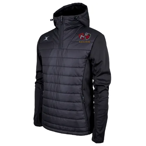 gilbert-rugby-saints-pro-active-giacca-quarter-zip-adulto-nero image 1