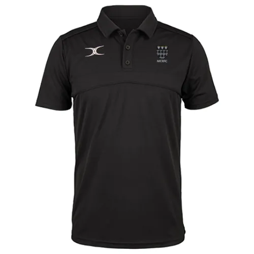 gilbert-rugby-magdalen-college-rugby-senior-photon-ii-polo-manica-corta-nero image 1