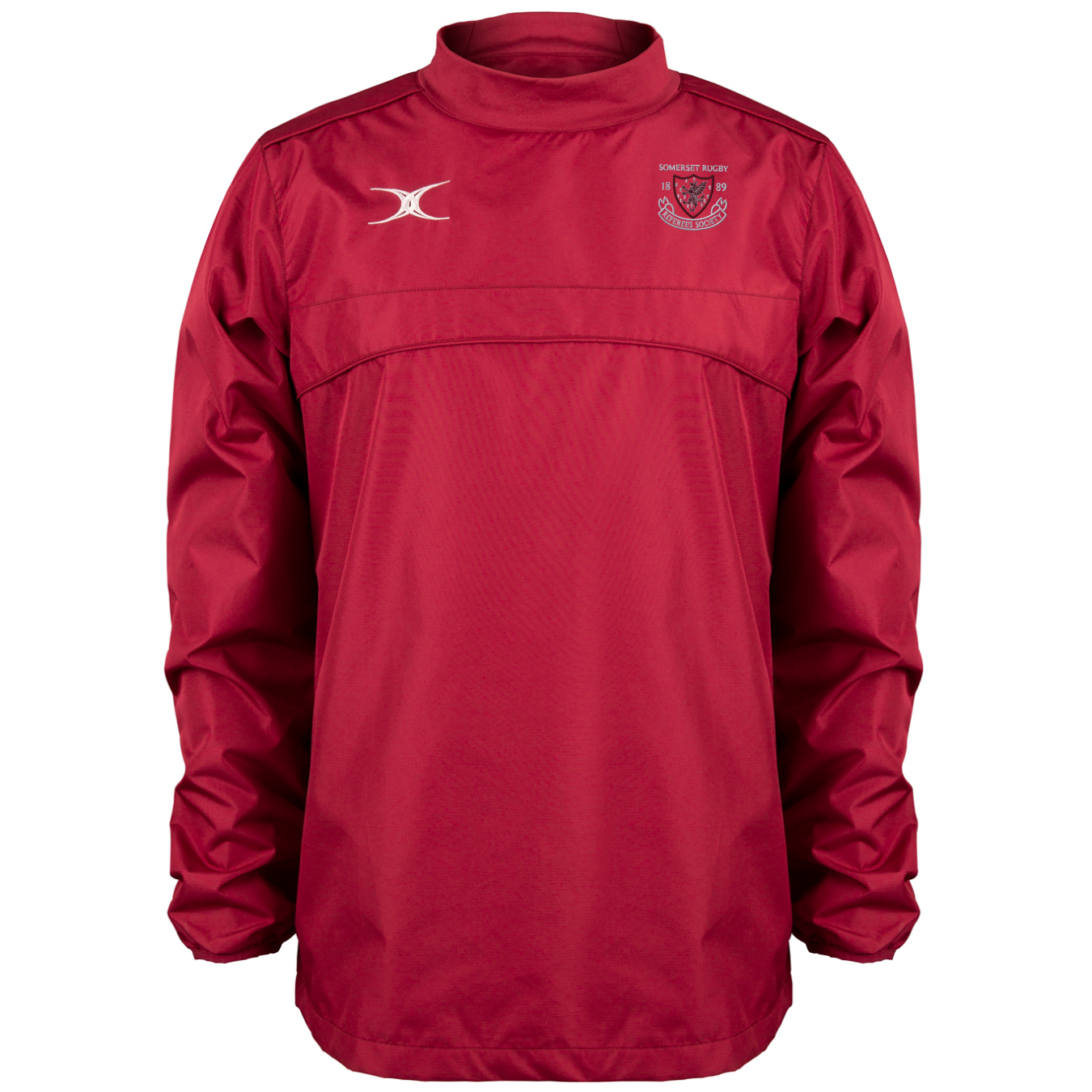 gilbert-rugby-somerset-rugby-referees-society-giacca-warm-up-photon-uomo-bordeau image 1