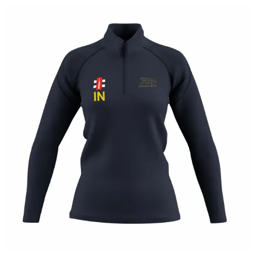 gray-nicolls-garboldisham-cc-women-s-gts-1-4-zip-fleece-dark-navy image 1