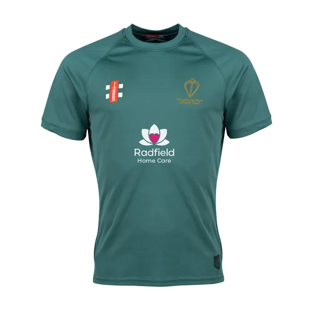 gray-nicolls-crowhurst-park-cc-matrix-v2-t-shirt-manica-corta-verde-senior image 1