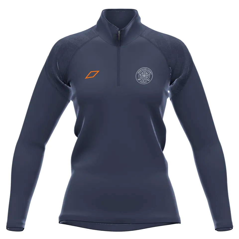 grays-derbyshire-county-hockey-gts-pile-1-4-zip-donna-blu-navy image 1