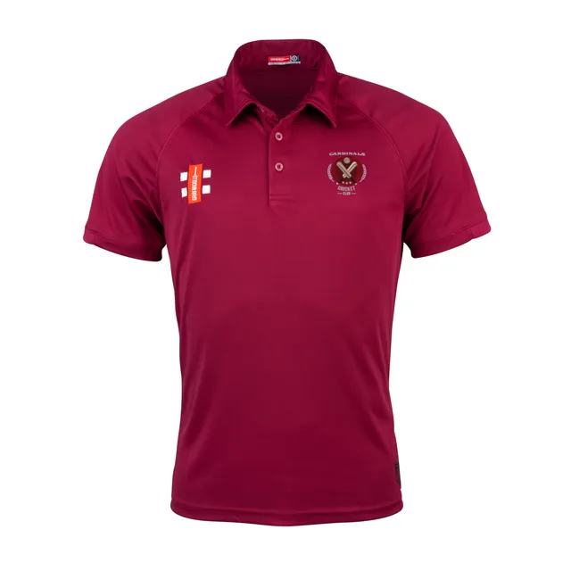 gray-nicolls-crs-cardinals-cc-matrix-v2-polo-manica-corta-junior-bordeaux image 1