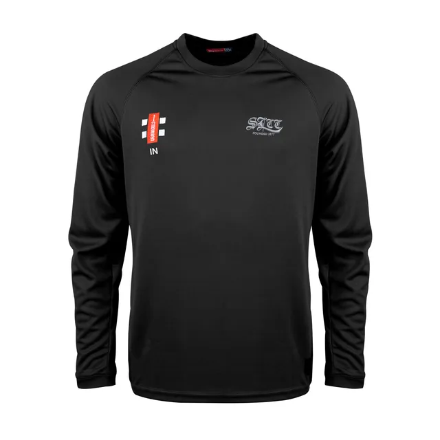 gray-nicolls-st-lawrence-matrix-v2-t-shirt-manica-lunga-nera-junior image 1